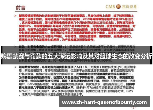 魏震禁赛与罚款的五大深远影响及其对篮球生态的改变分析